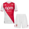 Officiële Voetbalshirt + Korte Broek AS Monaco Thuis 2024-25 - Kids